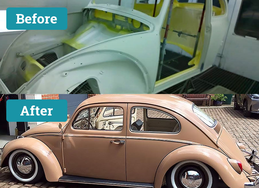 Body shop repairs in Chatham - VW Beetle