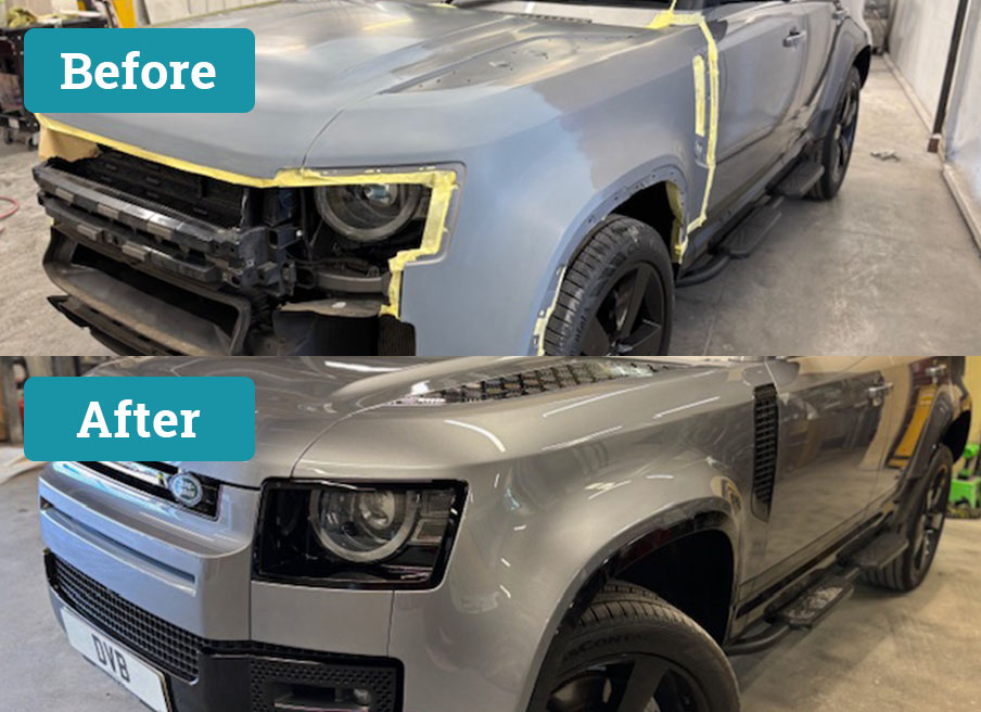 Body shop repairs in Chatham - Defender