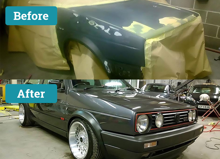 Body shop repairs in Chatham - VW Golf