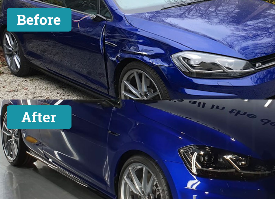 Body shop repairs in Chatham - VW Golf